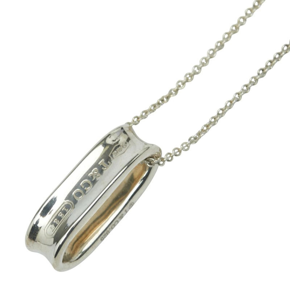 Tiffany Co Oval Loop Necklace Sterling Silver